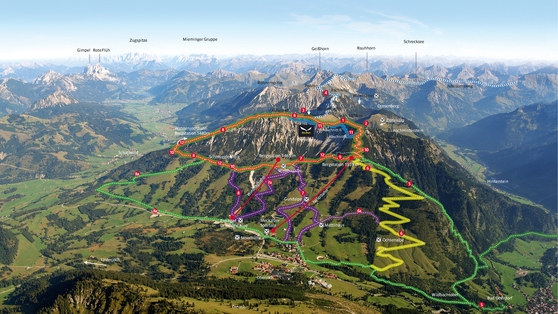 Wanderkarte Allgäu