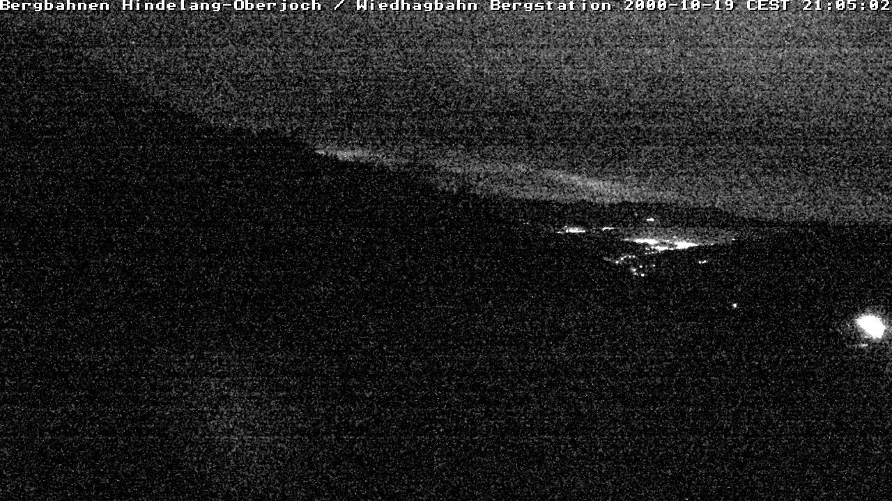 Livebild Wiedhag, Blick nach Westen auf Iseler und Wiedhagalpe